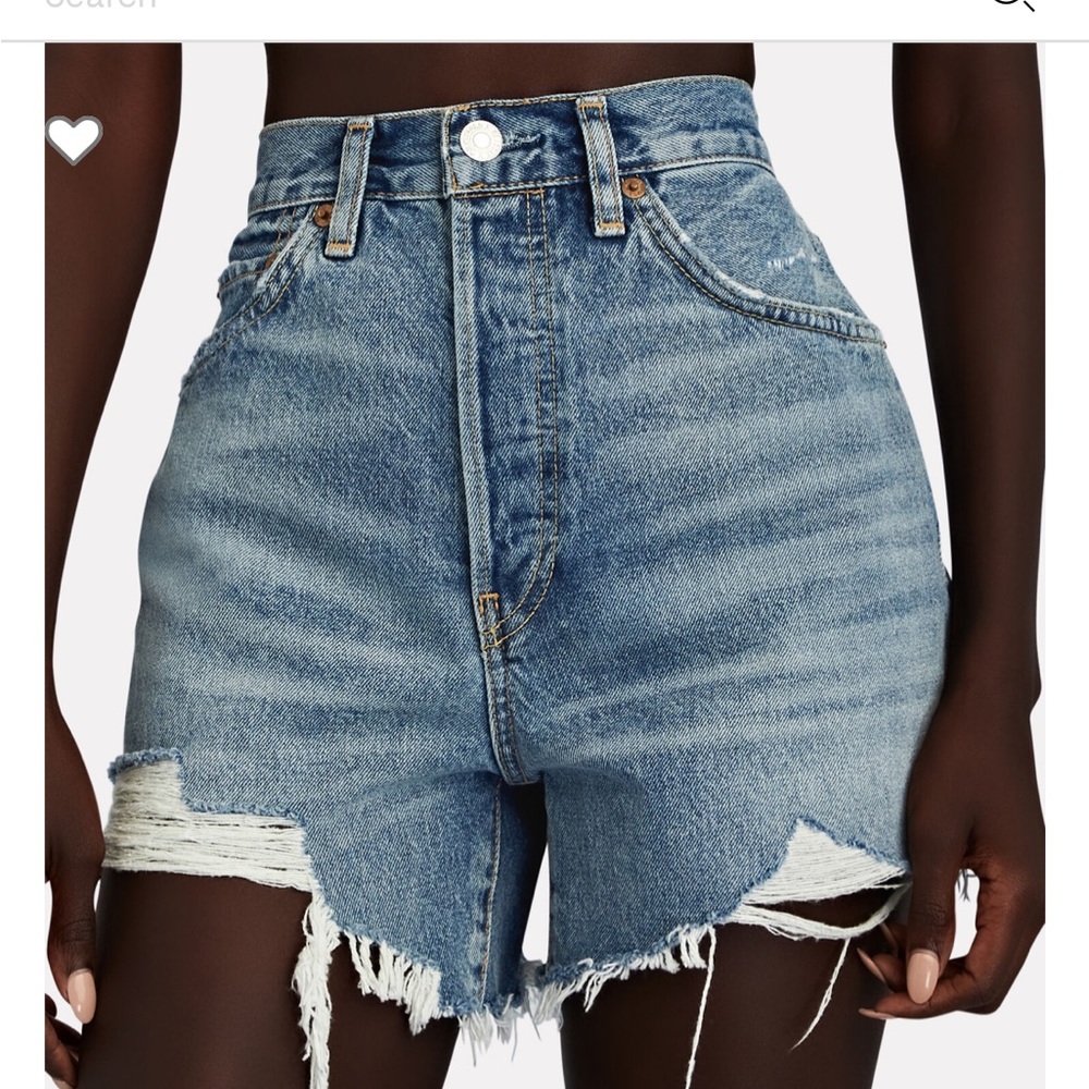 RE/DONE 50s Cut-Off Denim Shorts NEW W TAG size: 27